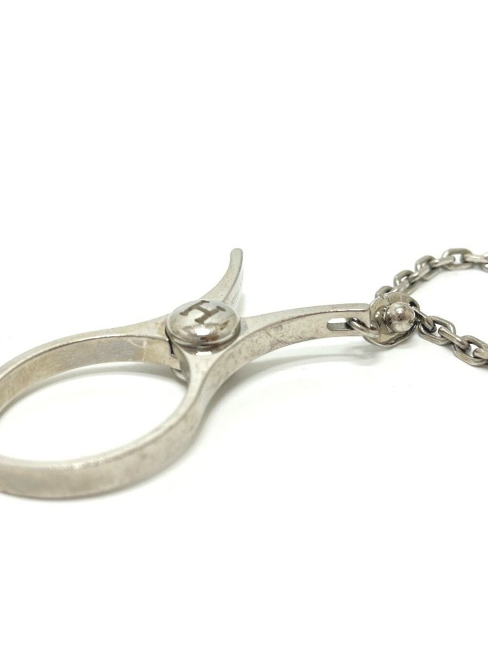 Hermes Glove Holder Metal Silver Gloves - Picture 4 of 8